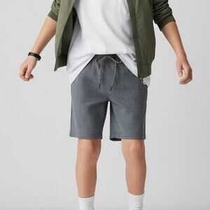 Tommy Bahama Active Hybrid Short NWT Boy's Sz L Blue Gray Drawstring Stretch